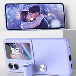 Custodia per telefono in pelle con cinturino da polso, For OPPO Find N2 Flip