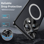 Custodia magnetica per telefono in metallo satinato MagSafe, For OnePlus 11
