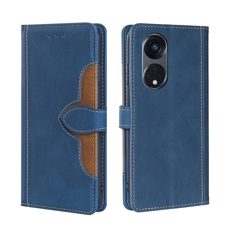 Custodia per telefono in pelle con fibbia magnetica Skin Feel, For Motorola Moto G53 5G/G13 4G/G23 4G, For Motorola Moto G73 5G, For OPPO Reno8 T 5G/A1 Pro 5G, For Xiaomi Redmi 12C 4G, For Kyocera Android One S10, For OnePlus Ace 2/11R
