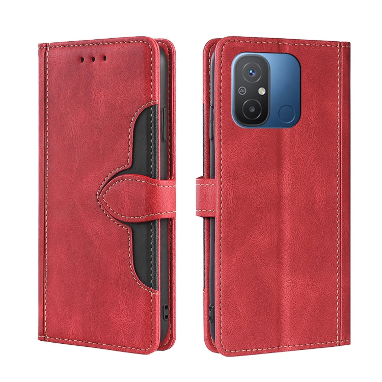 Custodia per telefono in pelle con fibbia magnetica Skin Feel, For Motorola Moto G53 5G/G13 4G/G23 4G, For Motorola Moto G73 5G, For OPPO Reno8 T 5G/A1 Pro 5G, For Xiaomi Redmi 12C 4G, For Kyocera Android One S10, For OnePlus Ace 2/11R