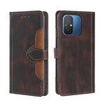 Custodia per telefono in pelle con fibbia magnetica Skin Feel, For Motorola Moto G53 5G/G13 4G/G23 4G, For Motorola Moto G73 5G, For OPPO Reno8 T 5G/A1 Pro 5G, For Xiaomi Redmi 12C 4G, For Kyocera Android One S10, For OnePlus Ace 2/11R