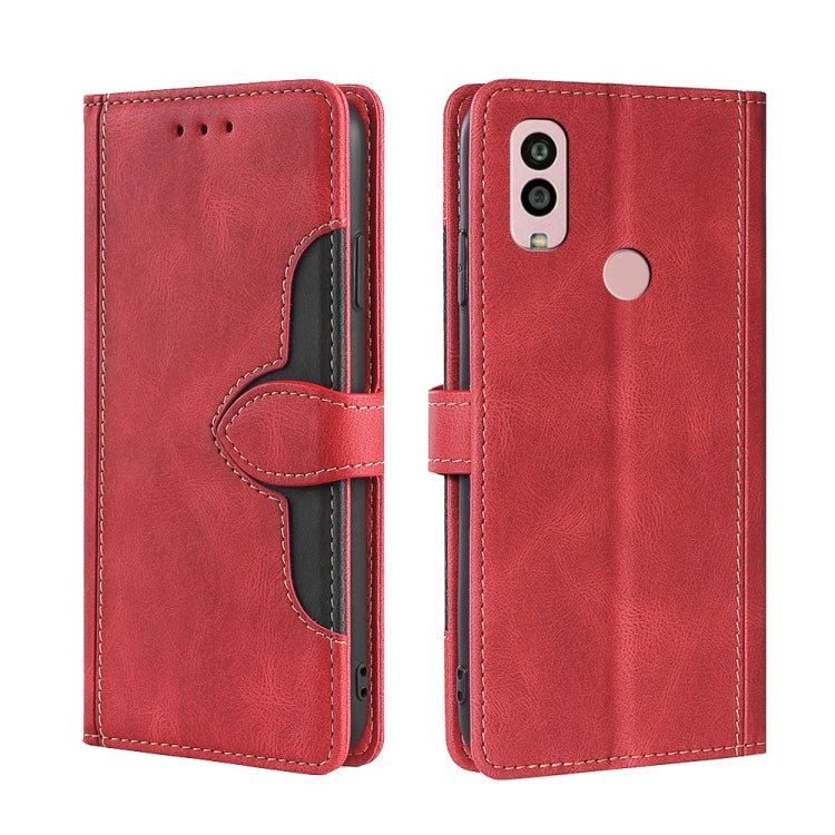 Custodia per telefono in pelle con fibbia magnetica Skin Feel, For Motorola Moto G53 5G/G13 4G/G23 4G, For Motorola Moto G73 5G, For OPPO Reno8 T 5G/A1 Pro 5G, For Xiaomi Redmi 12C 4G, For Kyocera Android One S10, For OnePlus Ace 2/11R