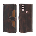 Custodia per telefono in pelle con fibbia magnetica Skin Feel, For Motorola Moto G53 5G/G13 4G/G23 4G, For Motorola Moto G73 5G, For OPPO Reno8 T 5G/A1 Pro 5G, For Xiaomi Redmi 12C 4G, For Kyocera Android One S10, For OnePlus Ace 2/11R