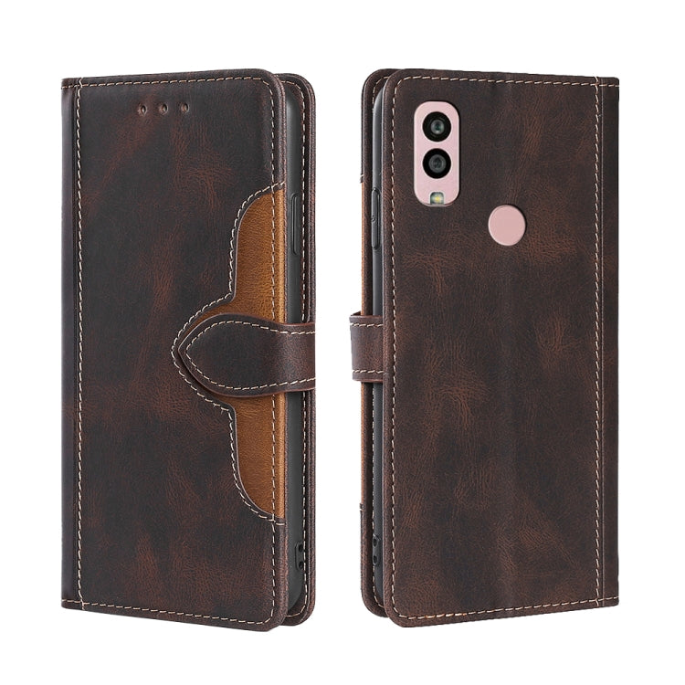 Custodia per telefono in pelle con fibbia magnetica Skin Feel, For Motorola Moto G53 5G/G13 4G/G23 4G, For Motorola Moto G73 5G, For OPPO Reno8 T 5G/A1 Pro 5G, For Xiaomi Redmi 12C 4G, For Kyocera Android One S10, For OnePlus Ace 2/11R