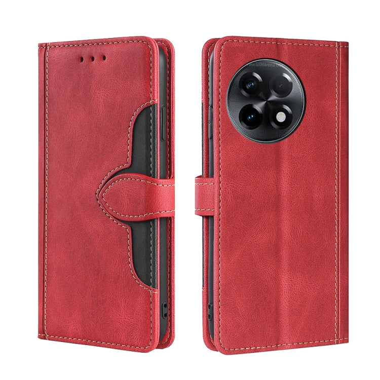 Custodia per telefono in pelle con fibbia magnetica Skin Feel, For Motorola Moto G53 5G/G13 4G/G23 4G, For Motorola Moto G73 5G, For OPPO Reno8 T 5G/A1 Pro 5G, For Xiaomi Redmi 12C 4G, For Kyocera Android One S10, For OnePlus Ace 2/11R