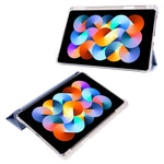 Custodia per tablet Smart Leather in TPU trasparente pieghevole a 3 pieghe con slot per penna, For Xiaomi Redmi Pad 10.61