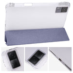 Custodia per tablet Smart Leather in TPU trasparente pieghevole a 3 pieghe con slot per penna, For Xiaomi Redmi Pad 10.61