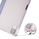 Custodia per tablet Smart Leather in TPU trasparente pieghevole a 3 pieghe con slot per penna, For Xiaomi Redmi Pad 10.61