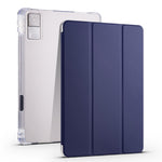 Custodia per tablet Smart Leather in TPU trasparente pieghevole a 3 pieghe con slot per penna, For Xiaomi Redmi Pad 10.61