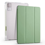 Custodia per tablet Smart Leather in TPU trasparente pieghevole a 3 pieghe con slot per penna, For Xiaomi Redmi Pad 10.61