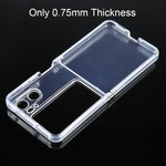 Custodia per telefono in TPU trasparente ultrasottile da 0,75 mm, For OPPO Find N2 Flip