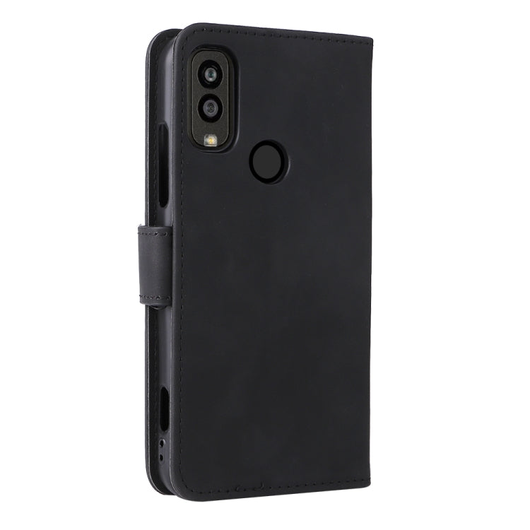 Custodia per telefono in pelle con vibrazione magnetica Skin Feel, For Kyocera Android One S10, For OnePlus 11R 5G / Ace 2 5G
