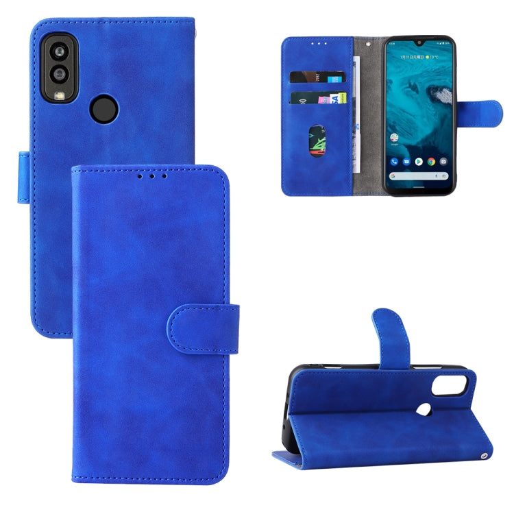 Custodia per telefono in pelle con vibrazione magnetica Skin Feel, For Kyocera Android One S10, For OnePlus 11R 5G / Ace 2 5G