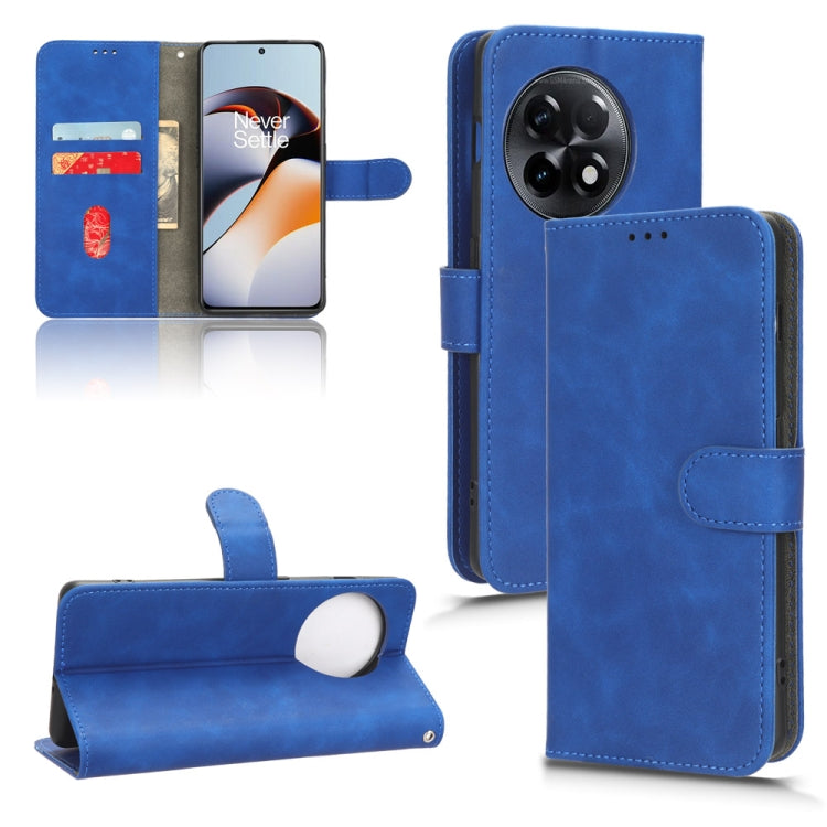 Custodia per telefono in pelle con vibrazione magnetica Skin Feel, For Kyocera Android One S10, For OnePlus 11R 5G / Ace 2 5G