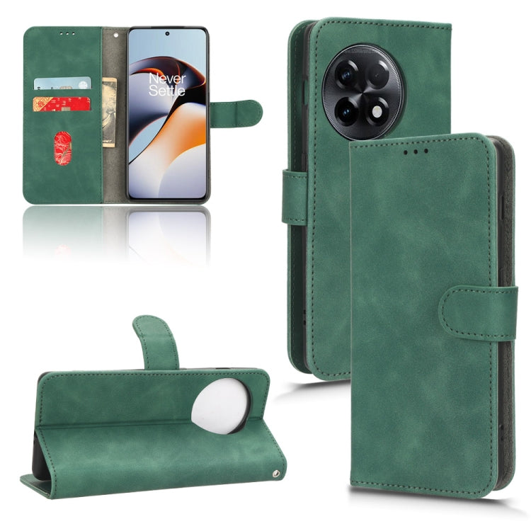 Custodia per telefono in pelle con vibrazione magnetica Skin Feel, For Kyocera Android One S10, For OnePlus 11R 5G / Ace 2 5G