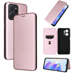 Custodia per telefono in pelle con vibrazione in fibra di carbonio, For Honor X7a, For Honor X8a, For Kyocera Android One S10, For Motorola Moto G73