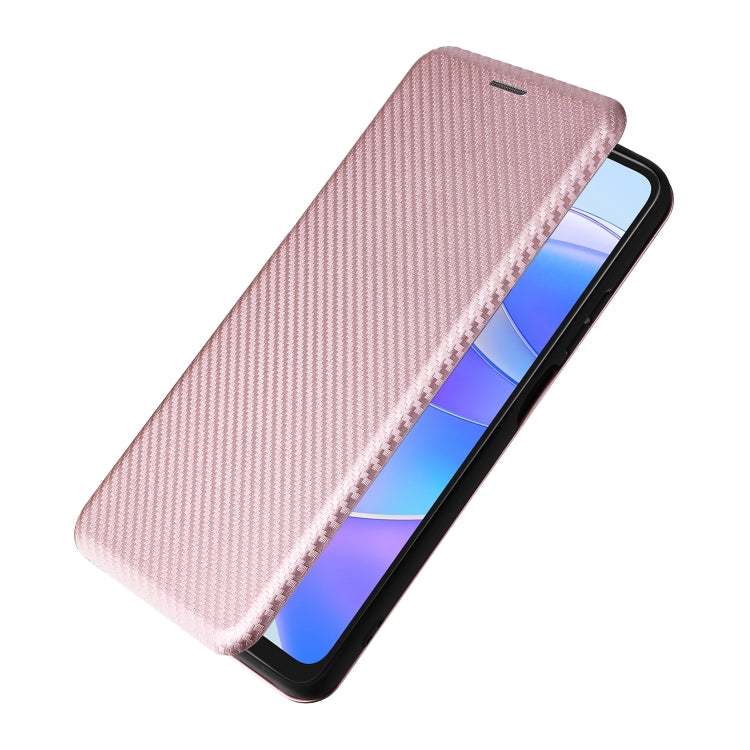 Custodia per telefono in pelle con vibrazione in fibra di carbonio, For Honor X7a, For Honor X8a, For Kyocera Android One S10, For Motorola Moto G73