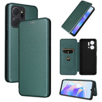 Custodia per telefono in pelle con vibrazione in fibra di carbonio, For Honor X7a, For Honor X8a, For Kyocera Android One S10, For Motorola Moto G73