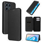 Custodia per telefono in pelle con vibrazione in fibra di carbonio, For Honor X7a, For Honor X8a, For Kyocera Android One S10, For Motorola Moto G73