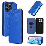 Custodia per telefono in pelle con vibrazione in fibra di carbonio, For Honor X7a, For Honor X8a, For Kyocera Android One S10, For Motorola Moto G73