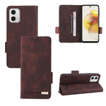 Custodia per cellulare in pelle con chiusura magnetica, For Motorola Moto G13 / G23 / G53, For Motorola Moto E13 4G, For Motorola Moto G73, For Honor X8a