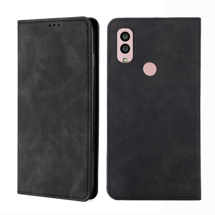 Custodia per telefono in pelle con vibrazione orizzontale magnetica Skin Feel, For Kyocera Android One S10, For OnePlus Ace 2/11R