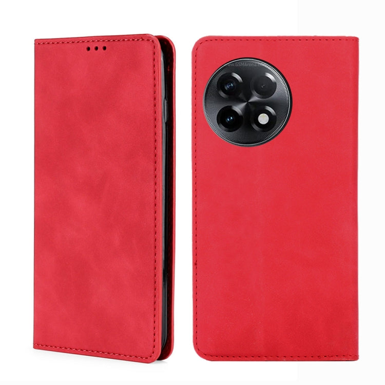 Custodia per telefono in pelle con vibrazione orizzontale magnetica Skin Feel, For Kyocera Android One S10, For OnePlus Ace 2/11R