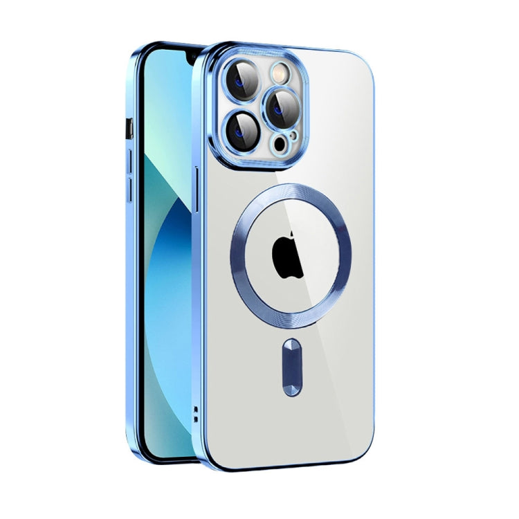 Custodia per telefono MagSafe in TPU con placcatura in tessuto CD con pellicola per lenti, For iPhone 13 Pro Max, For iPhone 12, For iPhone 12 Pro
