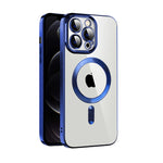Custodia per telefono MagSafe in TPU con placcatura in tessuto CD con pellicola per lenti, For iPhone 13 Pro Max, For iPhone 12, For iPhone 12 Pro