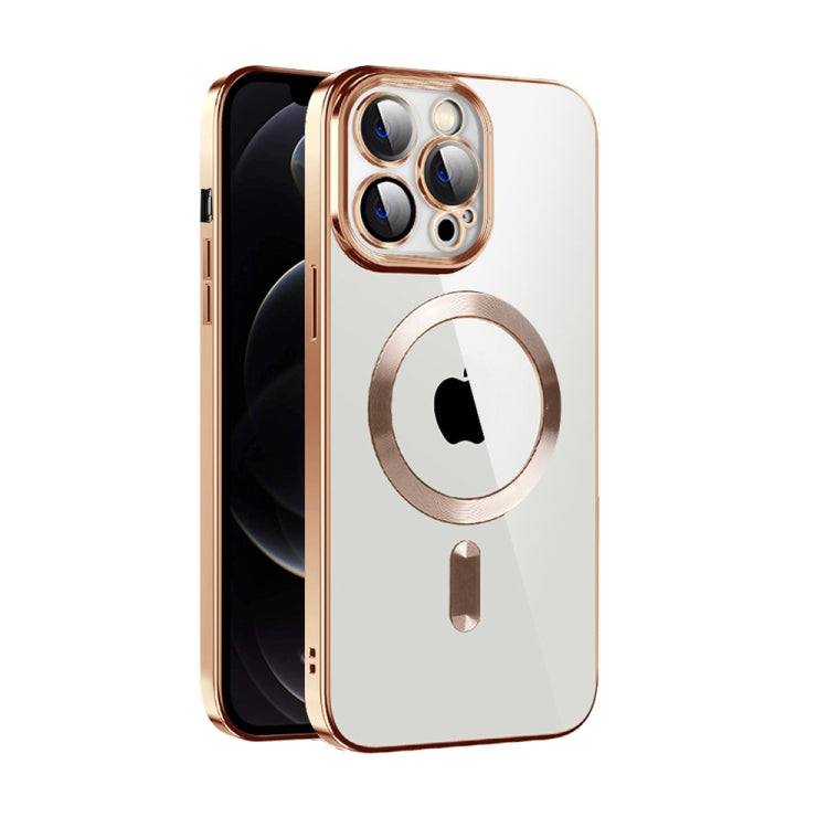 Custodia per telefono MagSafe in TPU con placcatura in tessuto CD con pellicola per lenti, For iPhone 12 Pro Max, For iPhone 11, For iPhone 11 Pro Max