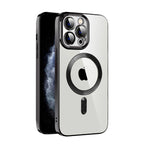 Custodia per telefono MagSafe in TPU con placcatura in tessuto CD con pellicola per lenti, For iPhone 12 Pro Max, For iPhone 11, For iPhone 11 Pro Max