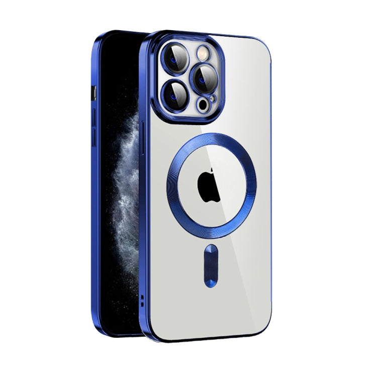 Custodia per telefono MagSafe in TPU con placcatura in tessuto CD con pellicola per lenti, For iPhone 12 Pro Max, For iPhone 11, For iPhone 11 Pro Max