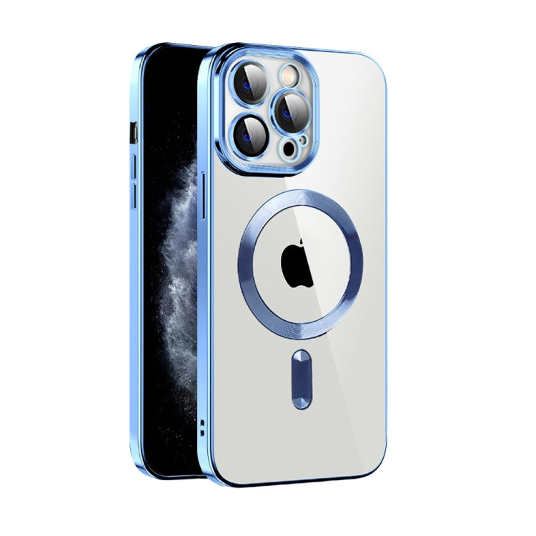 Custodia per telefono MagSafe in TPU con placcatura in tessuto CD con pellicola per lenti, For iPhone 12 Pro Max, For iPhone 11, For iPhone 11 Pro Max