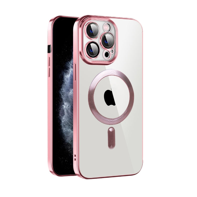 Custodia per telefono MagSafe in TPU con placcatura in tessuto CD con pellicola per lenti, For iPhone 12 Pro Max, For iPhone 11, For iPhone 11 Pro Max