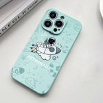Custodia per telefono lato dritto in silicone liquido, For iPhone 11 Pro Max