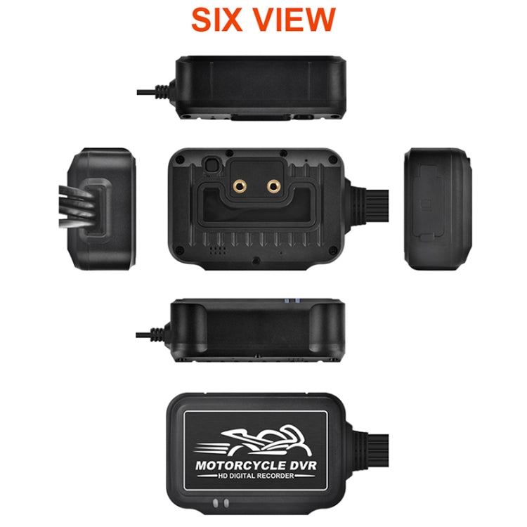DVR per moto HD impermeabile Dual AHD 1080P SE3, supporto scheda TF/video ciclismo/monitoraggio parcheggio, SE3