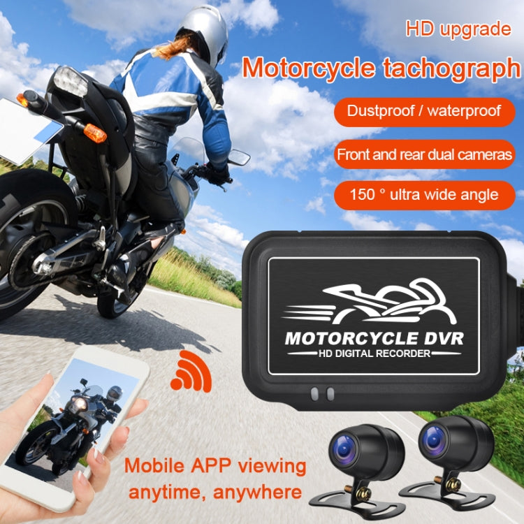 DVR per moto HD impermeabile Dual AHD 1080P SE3, supporto scheda TF/video ciclismo/monitoraggio parcheggio, SE3