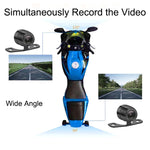 DVR per motocicletta HD impermeabile SE30 da 2,0 pollici 1080P, supporto scheda TF/video ciclismo/monitoraggio parcheggio, SE30