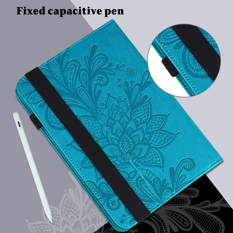 Custodia per tablet in pelle con motivo a fiore in pizzo, For Lenovo Tab M9