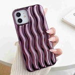 Cassa del telefono di struttura dell'onda di acqua di placcatura 3D, For iPhone 14 Pro Max, For iPhone 14 Pro, For iPhone 14, For iPhone 14 Plus, For iPhone 13 Pro Max, For iPhone 13 Pro