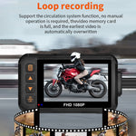 DVR per motocicletta HD impermeabile SE60 da 3,0 pollici 1080P, supporto scheda TF/video ciclismo/monitoraggio parcheggio, SE60