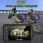 DVR per motocicletta HD impermeabile SE60 da 3,0 pollici 1080P, supporto scheda TF/video ciclismo/monitoraggio parcheggio, SE60