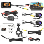 DVR per motocicletta HD impermeabile SE60 da 3,0 pollici 1080P, supporto scheda TF/video ciclismo/monitoraggio parcheggio, SE60
