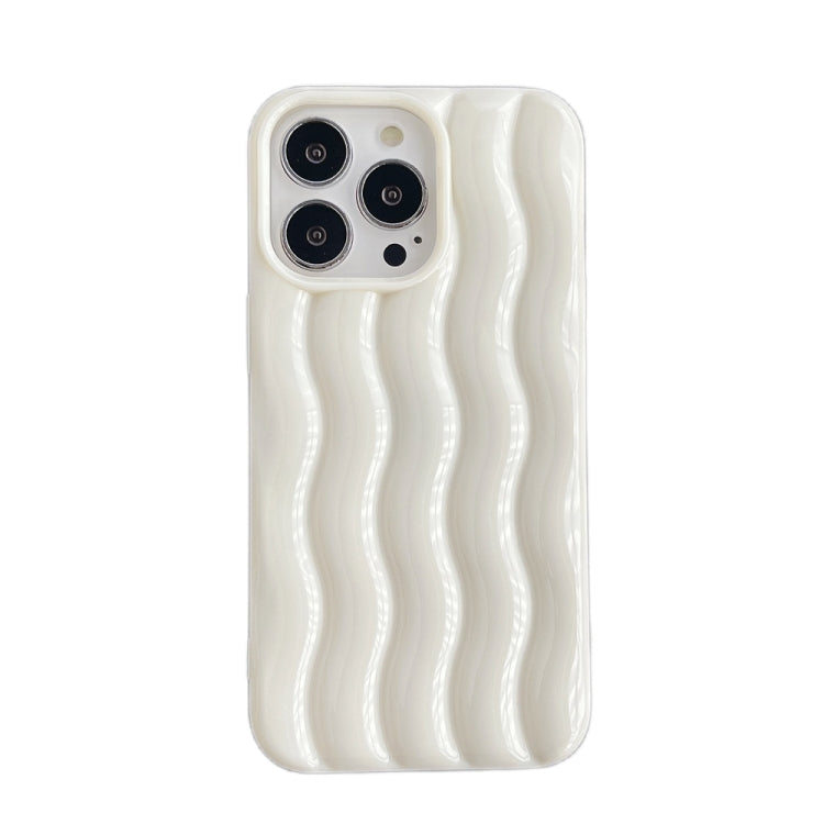 Cassa del telefono di struttura dell'onda di acqua di verniciatura 3D, For iPhone 14 Pro Max, For iPhone 14 Pro, For iPhone 14, For iPhone 14 Plus