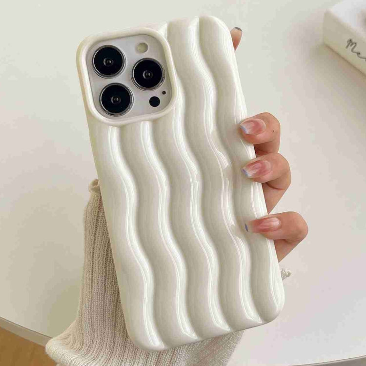 Cassa del telefono di struttura dell'onda di acqua di verniciatura 3D, For iPhone 14 Pro Max, For iPhone 14 Pro, For iPhone 14, For iPhone 14 Plus