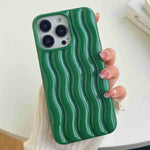 Cassa del telefono di struttura dell'onda di acqua di verniciatura 3D, For iPhone 13 Pro Max, For iPhone 13 Pro, For iPhone 13, For iPhone 12 Pro Max
