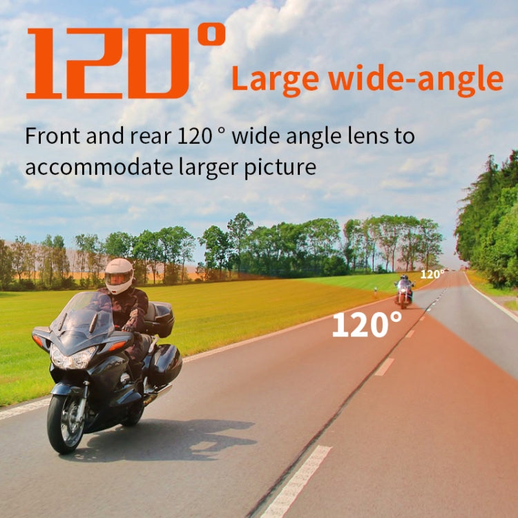 DVR per moto HD impermeabile doppio SE65 1080P, supporto WiFi / GPS / video ciclistico, SE65