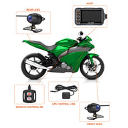 DVR per moto HD impermeabile doppio SE65 1080P, supporto WiFi / GPS / video ciclistico, SE65