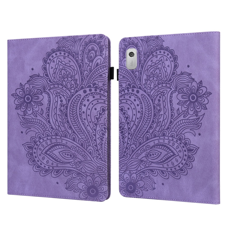 Custodia per tablet in pelle con motivo in rilievo pavone, For Lenovo Tab M8 4th Gen TB-300FU, For Lenovo Tab P11 Gen 2, For Lenovo Tab P11 Pro Gen 2, For Huawei MatePad SE 10.4 2022