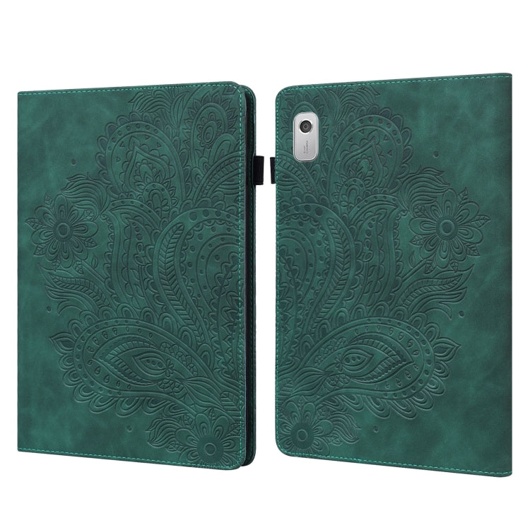 Custodia per tablet in pelle con motivo in rilievo pavone, For Lenovo Tab M8 4th Gen TB-300FU, For Lenovo Tab P11 Gen 2, For Lenovo Tab P11 Pro Gen 2, For Huawei MatePad SE 10.4 2022